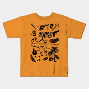 Hawaii Five-O Icons Kids T-Shirt